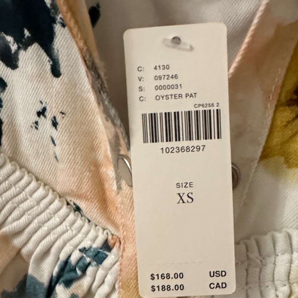 Anthropologie Pilcro Watercolor Floral Ruffle Button-Up Dress- XS- $168- NWT! - Picture 6 of 8